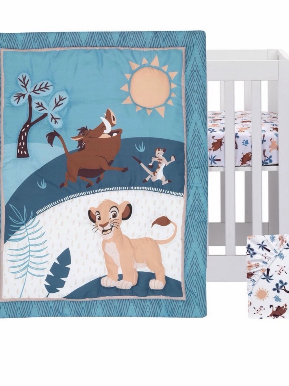 Disney baby- the Lion King- 3 pc crib set NEW